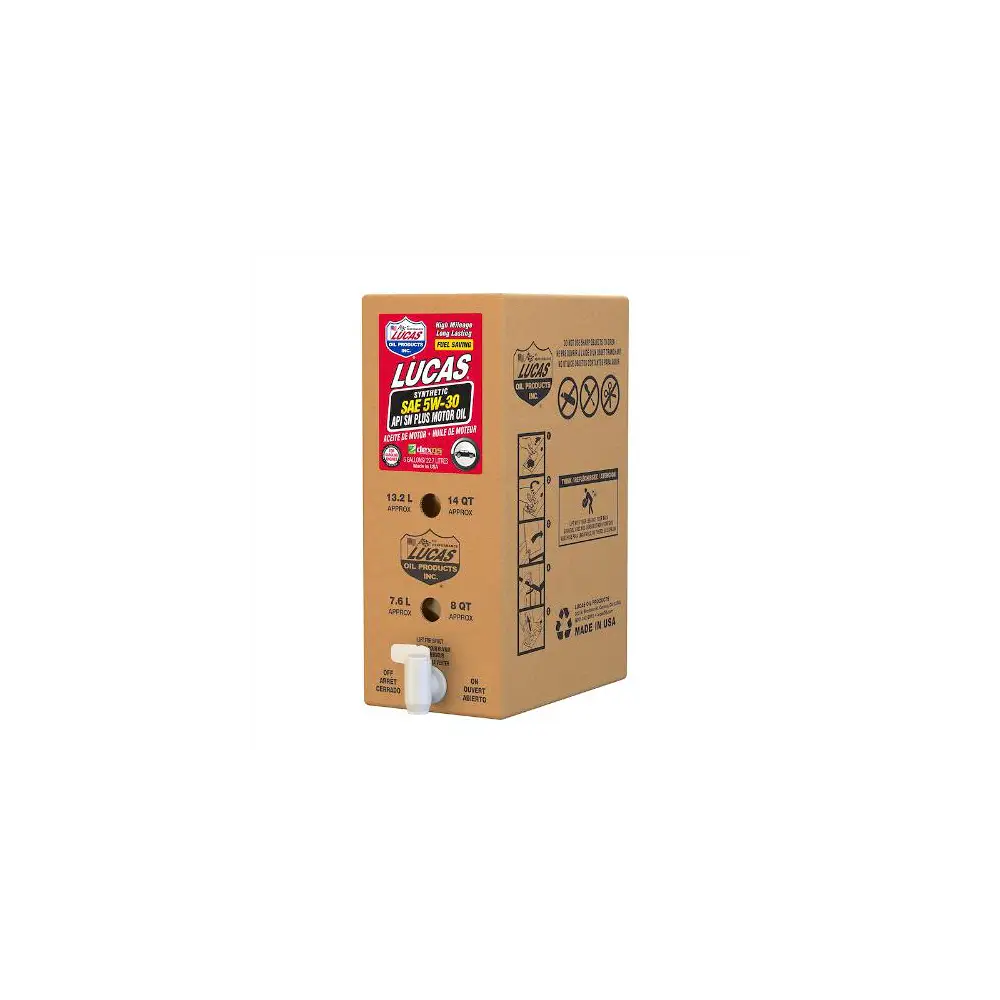 Synthetic SAE 5W-30 Motor Oil - 6 Gallon Box - LOP18005